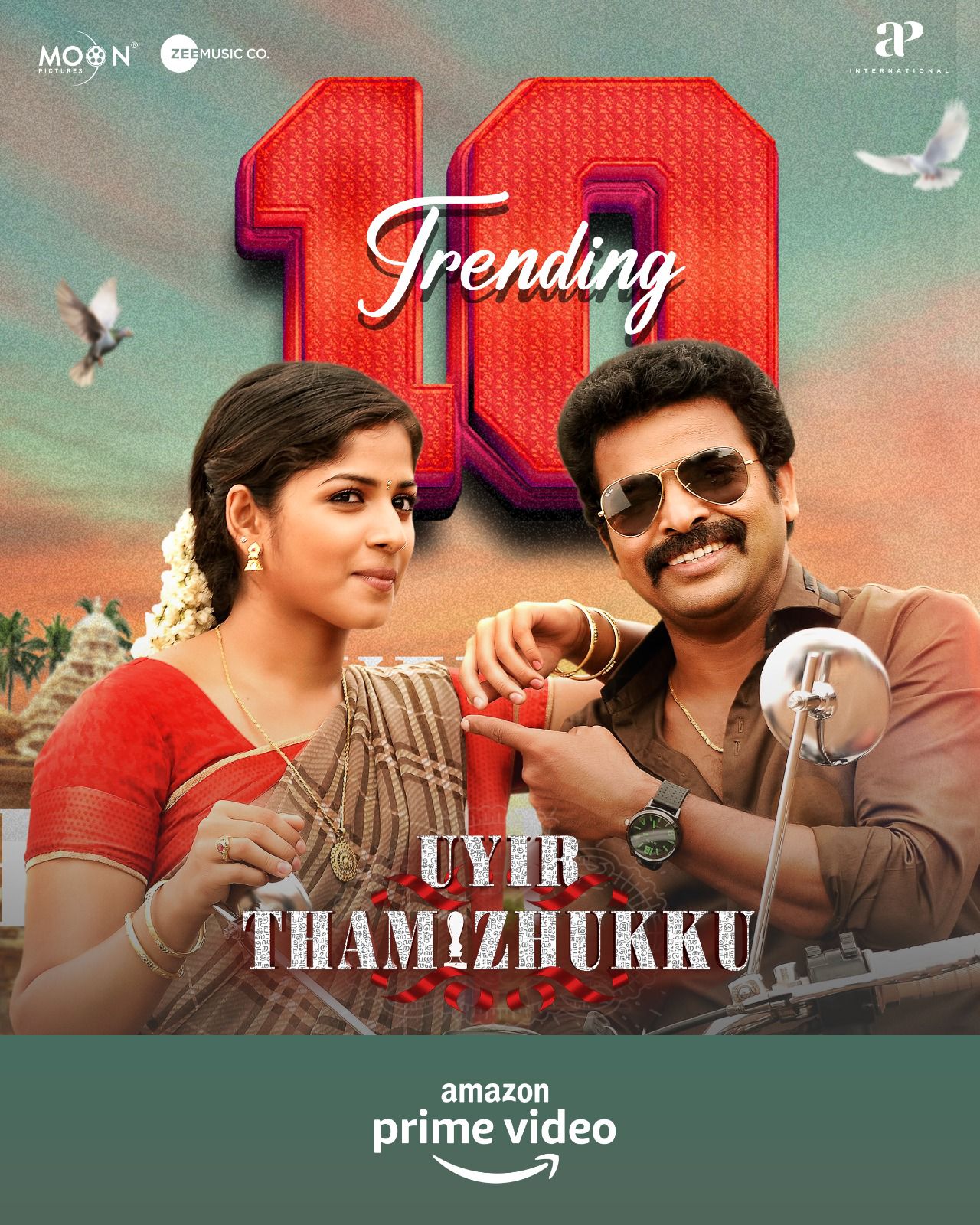 இந்தியாவின் டாப் -10 தரவரிசை பட்டியலில் அமீரின் “உயிர் தமிழுக்கு” !