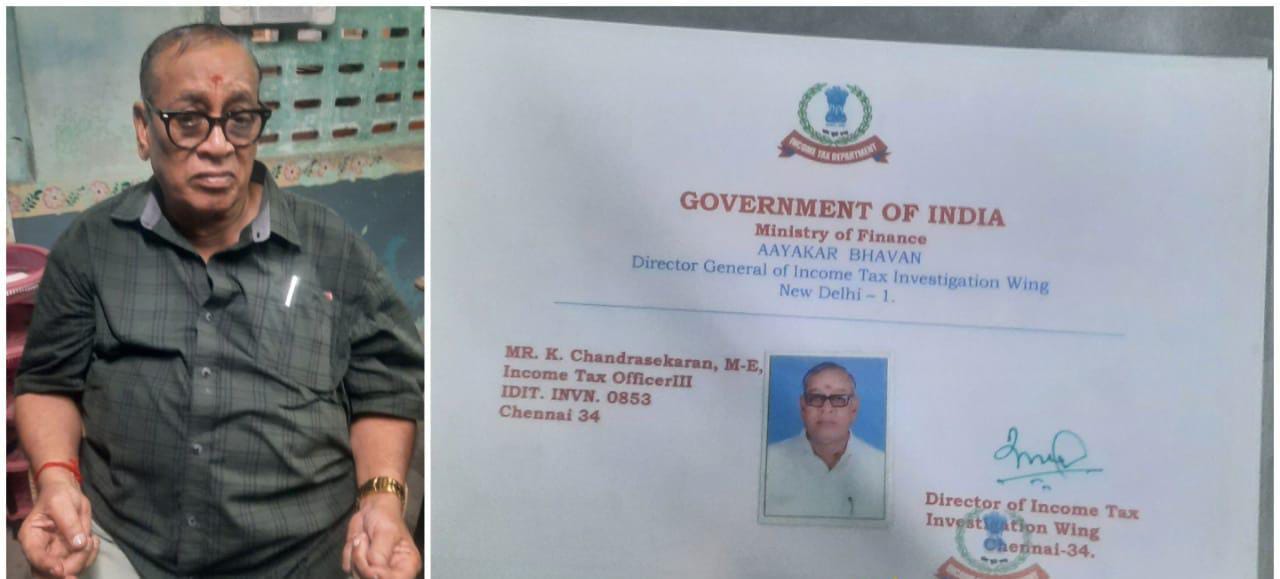 வருமானவரித்துறை ( போலி ) அதிகாரி கைது ! கடலூர் அருகே பரபரப்பு !