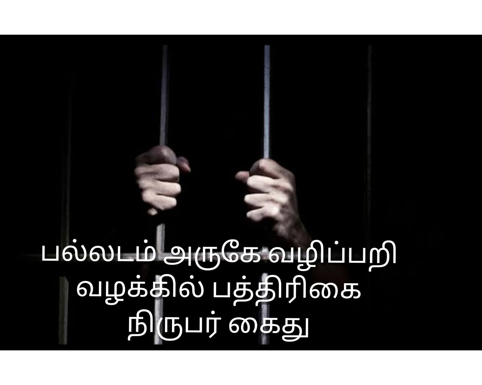 போலீஸ் வேடமிட்டு 1 கோடியே 10 லட்சம் வழிப்பறி செய்த வழக்கில் நிருபர் கைது