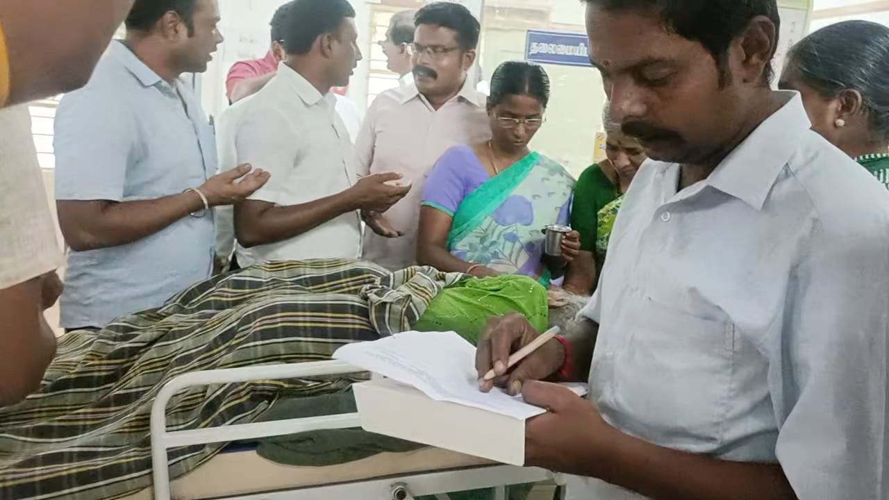 பல்லடத்தில் பட்டா மாறுதலுக்கு 5 லட்சமா ? அதிகாரியின் அலட்சியத்தால் சுயநினைவை இழந்த 90 வயது மூதாட்டி !