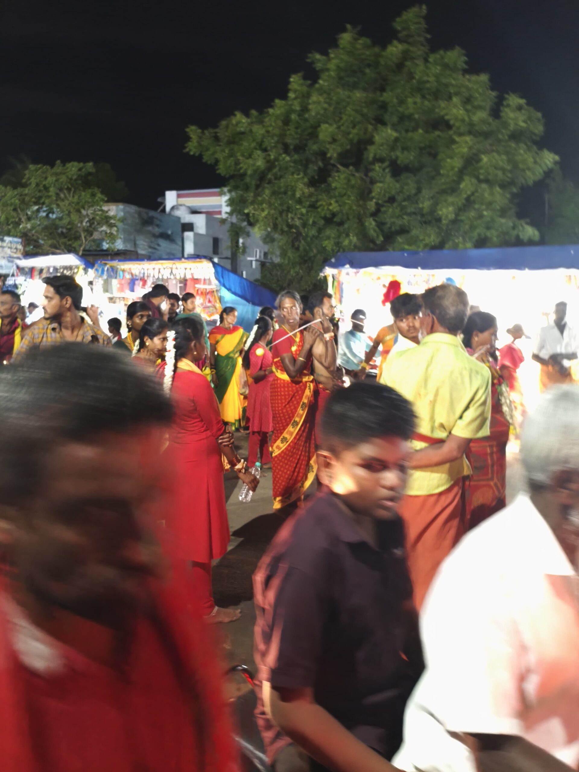 பழனி அருகே பக்தர்கள் அலையில் கோலாகலமாக நடைபெற்ற காளியம்மன் கோவில் திருவிழா !