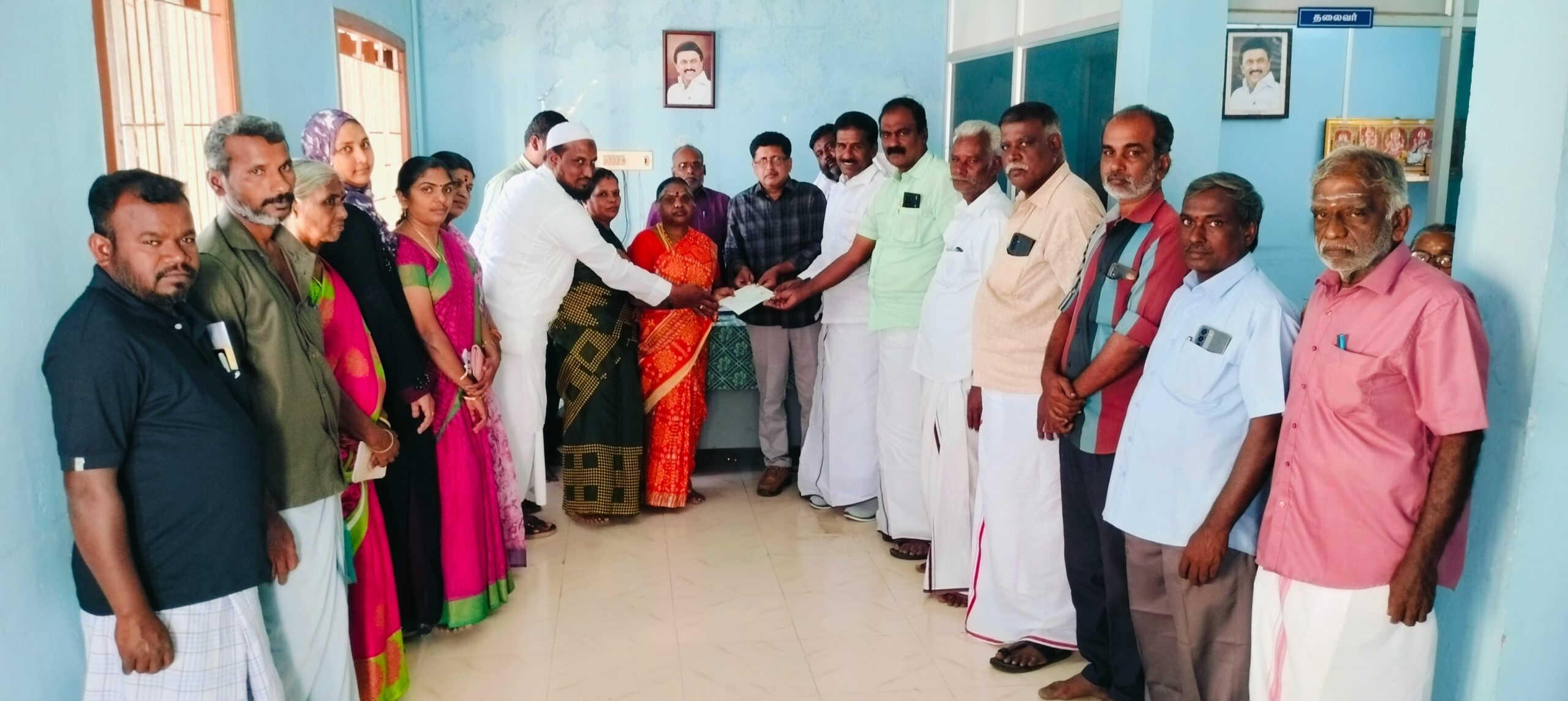 மாற்றுத்திறனாளிக்கு பிரதிநிதித்துவம் வழங்கிய கணியூர் பேரூராட்சி